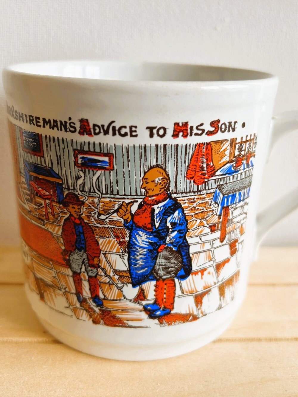 Yorkshireman's Advice to His Son Vintage Mug